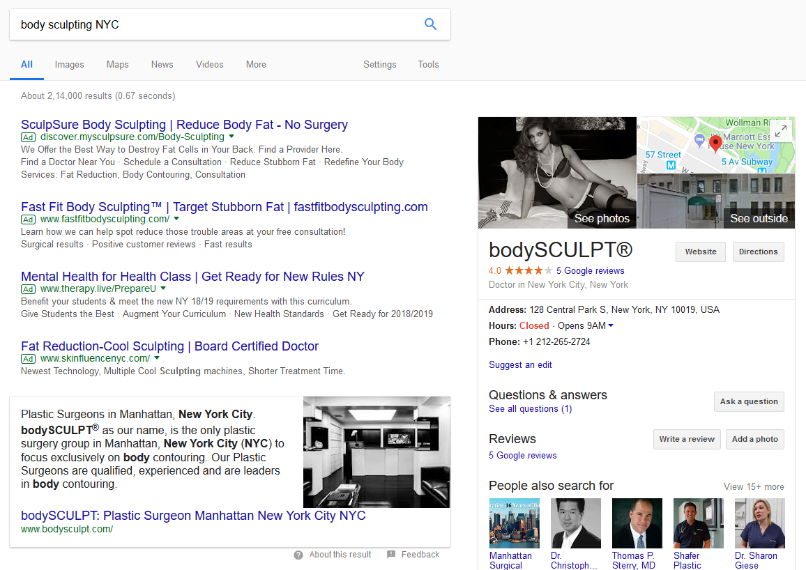 Body Sculpting NYC Google Search