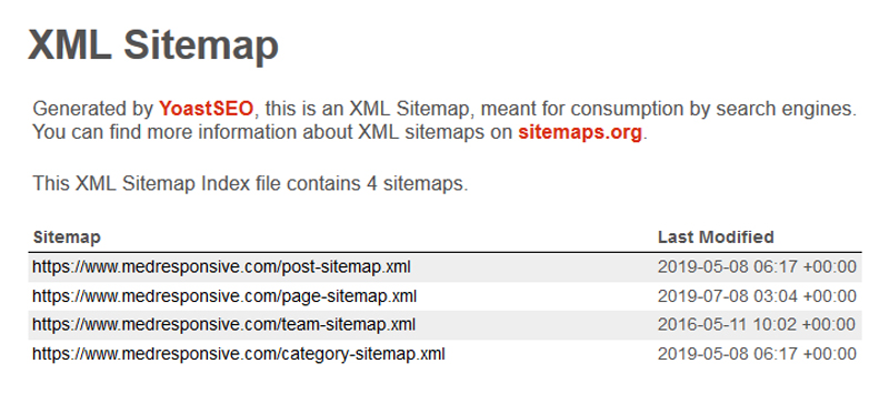 Create XML sitemaps