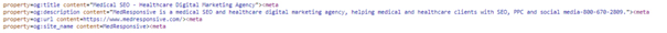 meta description