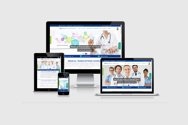 Redesigns Website for MOS Medical Transcription Services