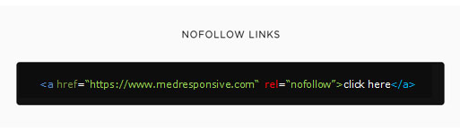 nofollw links