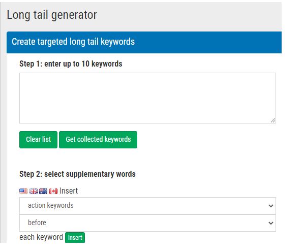 long tail generator