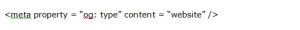 open graph tags