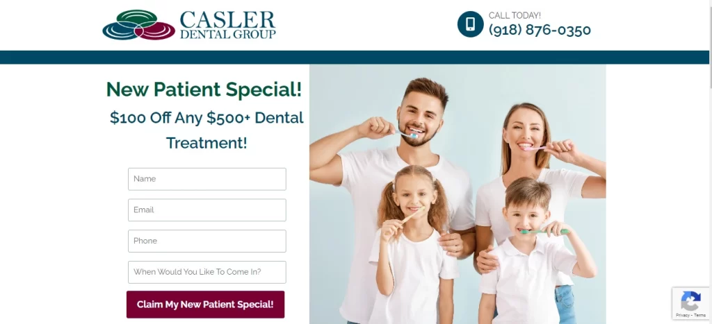 ppc for dentists landing pages