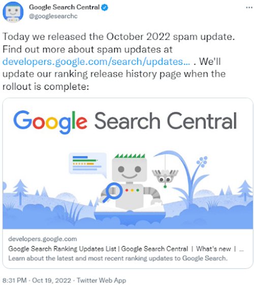 Google Search Central October 22