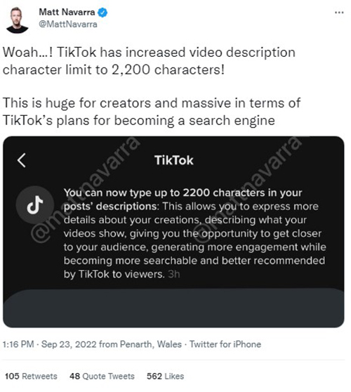 Tiktok Matt Navara