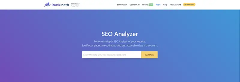 RankMath SEO Analyzer