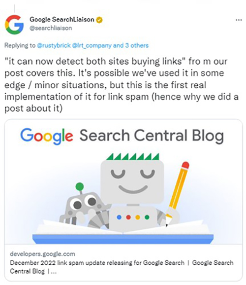 Spam Update Google Search Central Blog