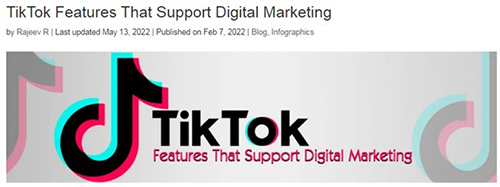 TikTok Features That Support Digital Marketing