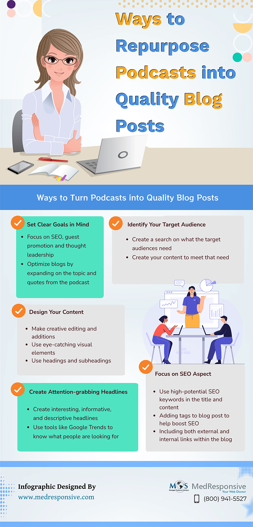 Ways to Repurpose Podcasts into Quality Blog Posts