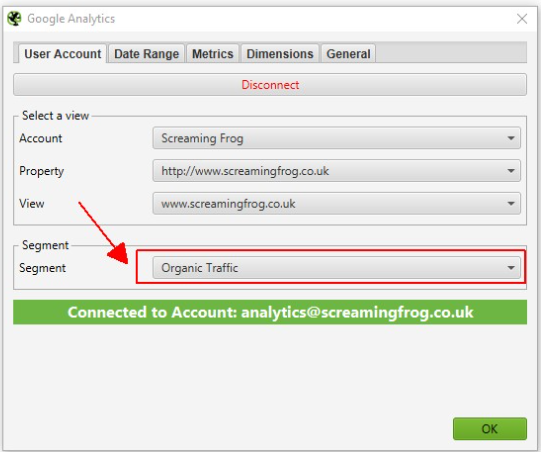 Connect to Google Analytics