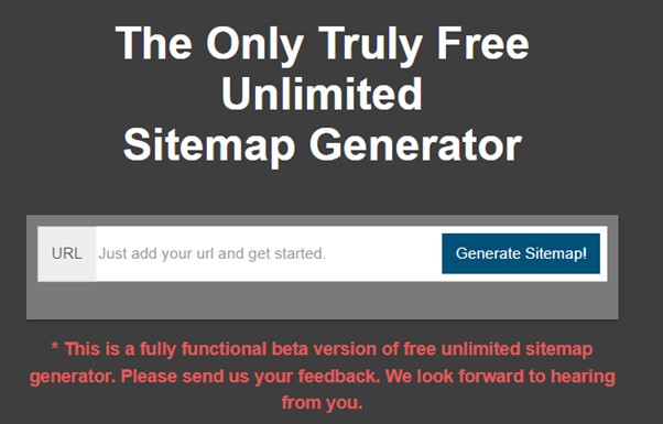 Truly Free XML Sitemap Generator