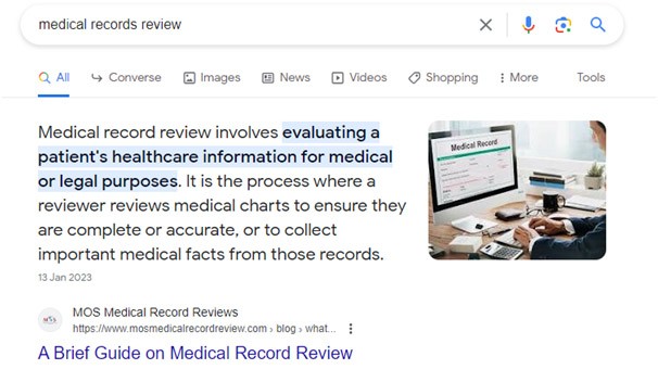 medical records review