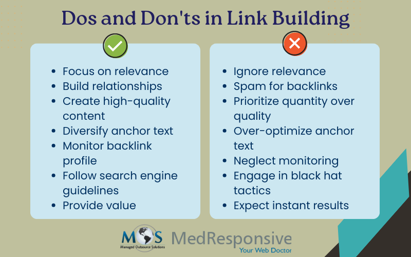 Dos and Don'ts in Link Building