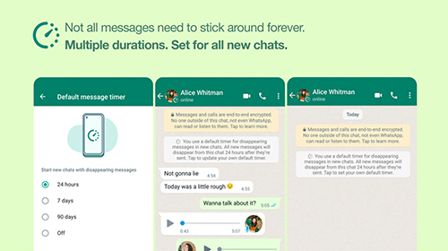 WhatsApp Updated Disappearing Messages Feature with More Control and Privacy 